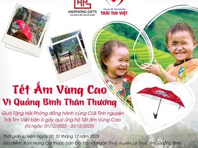 Chương trình ý nghĩa: Bán ô gây quỹ ủng hộ Tết ấm Vùng Cao 2023